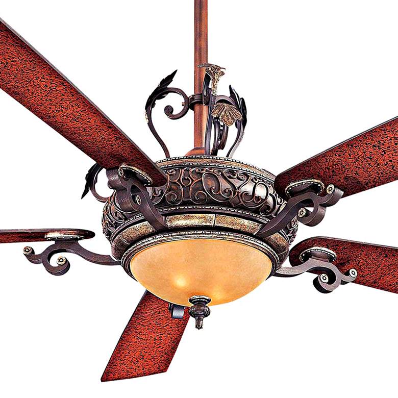 Image 3 68" Minka Aire Napoli LED Walnut Finish Ceiling Fan with Remote more views