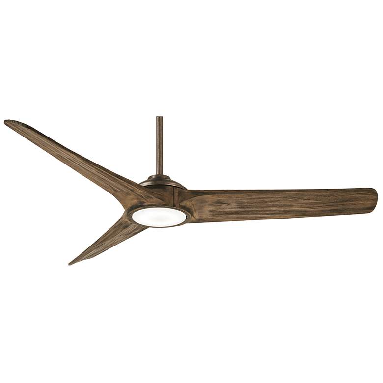 Image 2 68 inch Minka Aire Timber Aged Boardwalk LED Smart Ceiling Fan