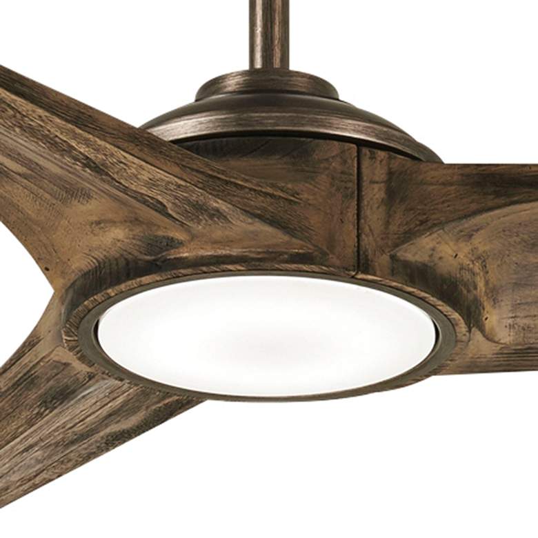 Image 3 68" Minka Aire Timber Aged Boardwalk LED Smart Ceiling Fan more views
