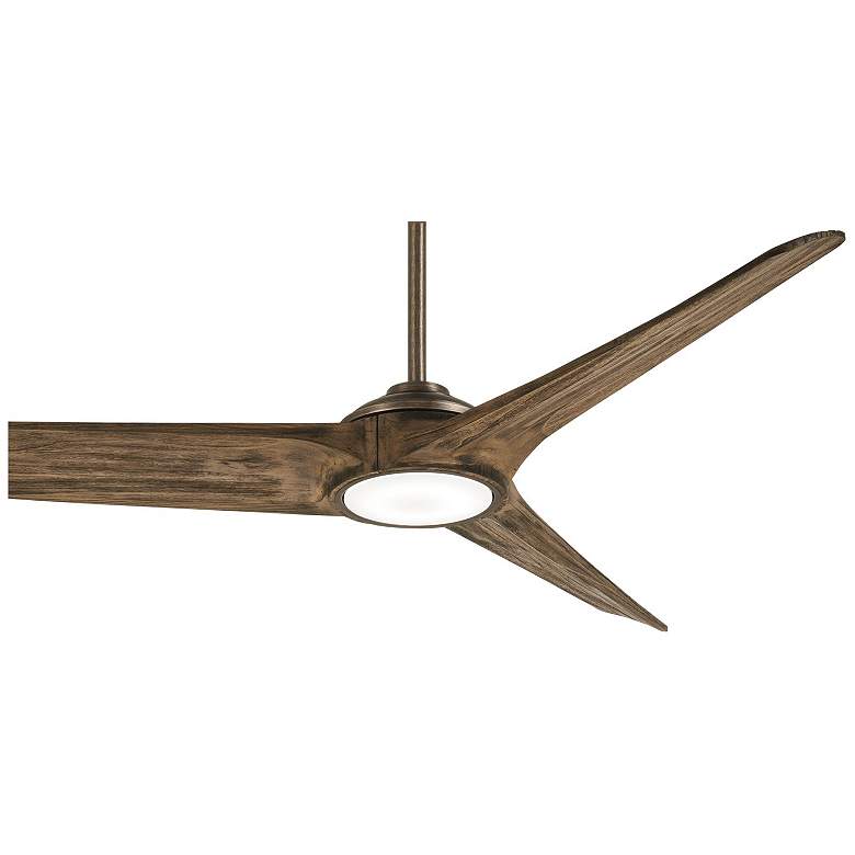 Image 4 68" Minka Aire Timber Aged Boardwalk LED Smart Ceiling Fan more views