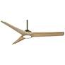 68" Minka Aire Timber Indoor Rated Bronze and Maple LED Smart Fan
