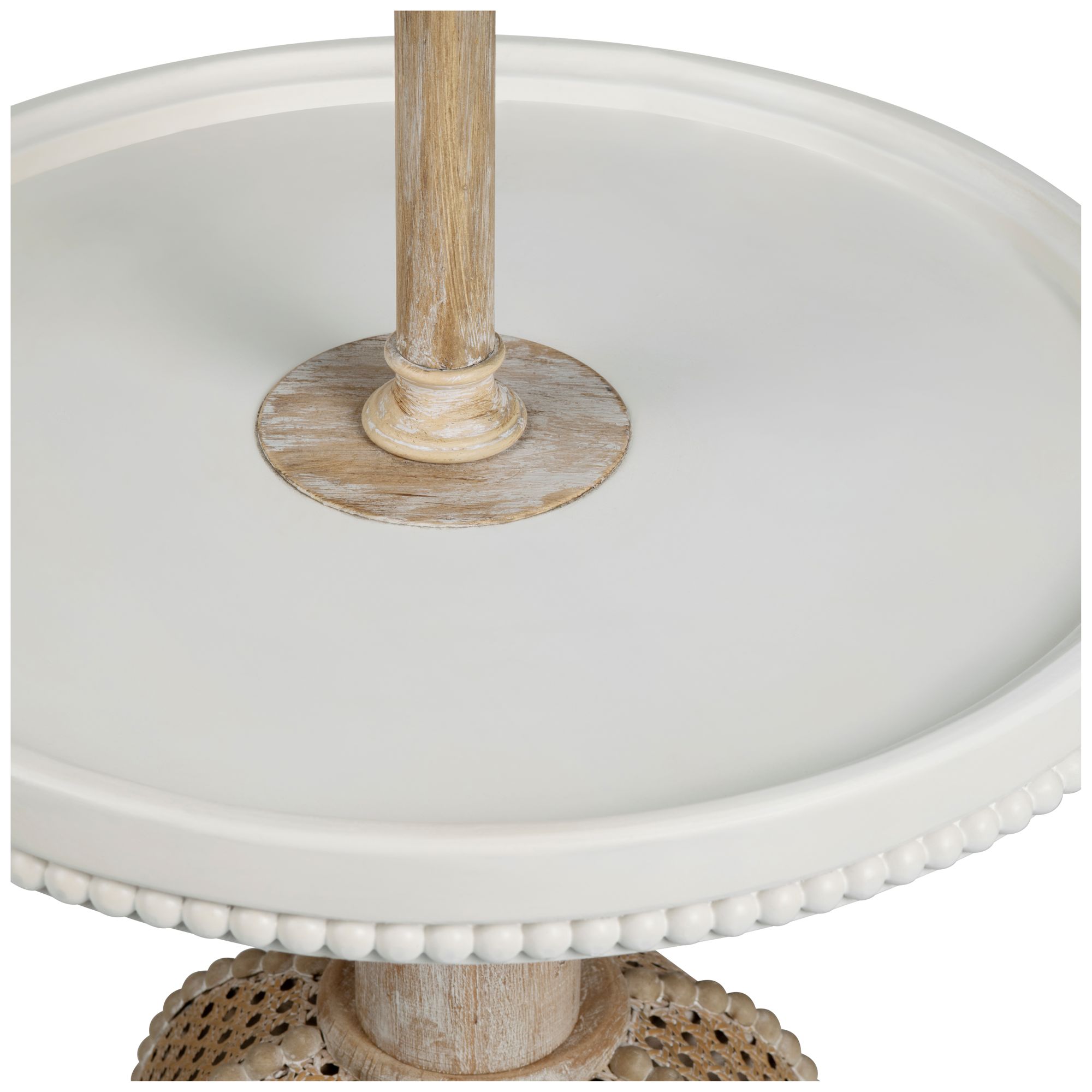 Image 5 68"H Rattan Floor Lamp with Tray Table more views