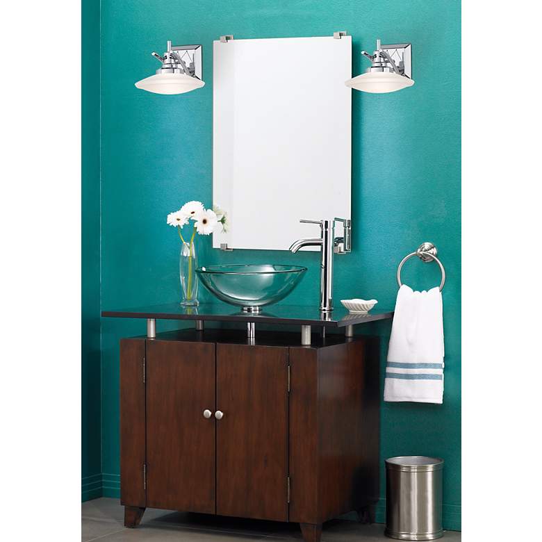 Image 4 Gatco Bleu 31 inch High Rectangular Wall Mirror in scene