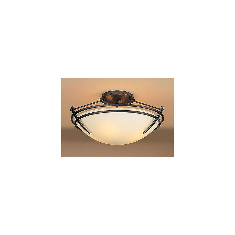 Image 1 Hubbardton Forge Presidio 15" Wide Ceiling Light Fixture in scene