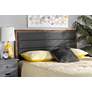 1_Baxton Studio Dexter Dark Gray King Size Headboard in scene