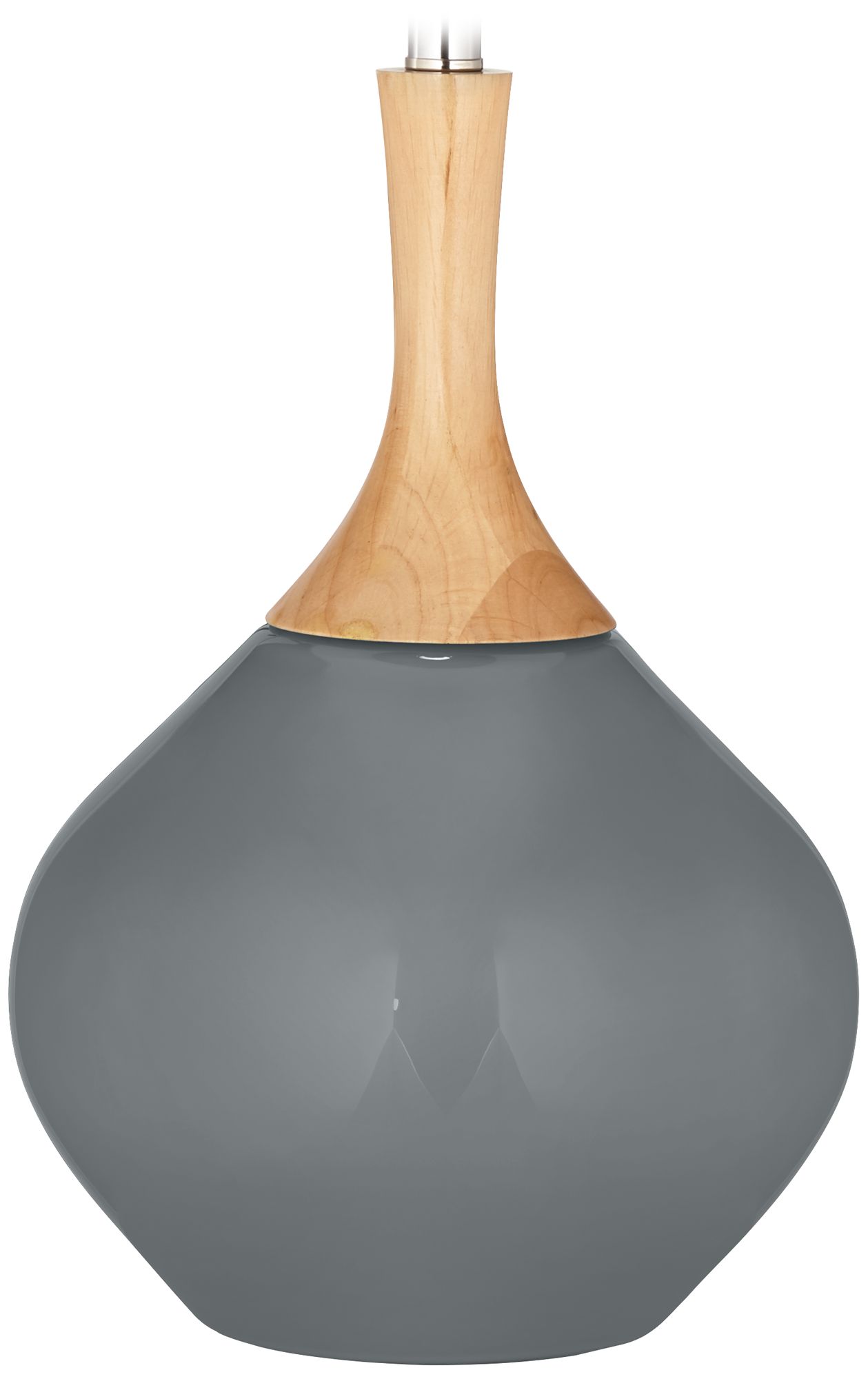 Color Plus Wexler 31" White Shade Software Gray Table Lamp