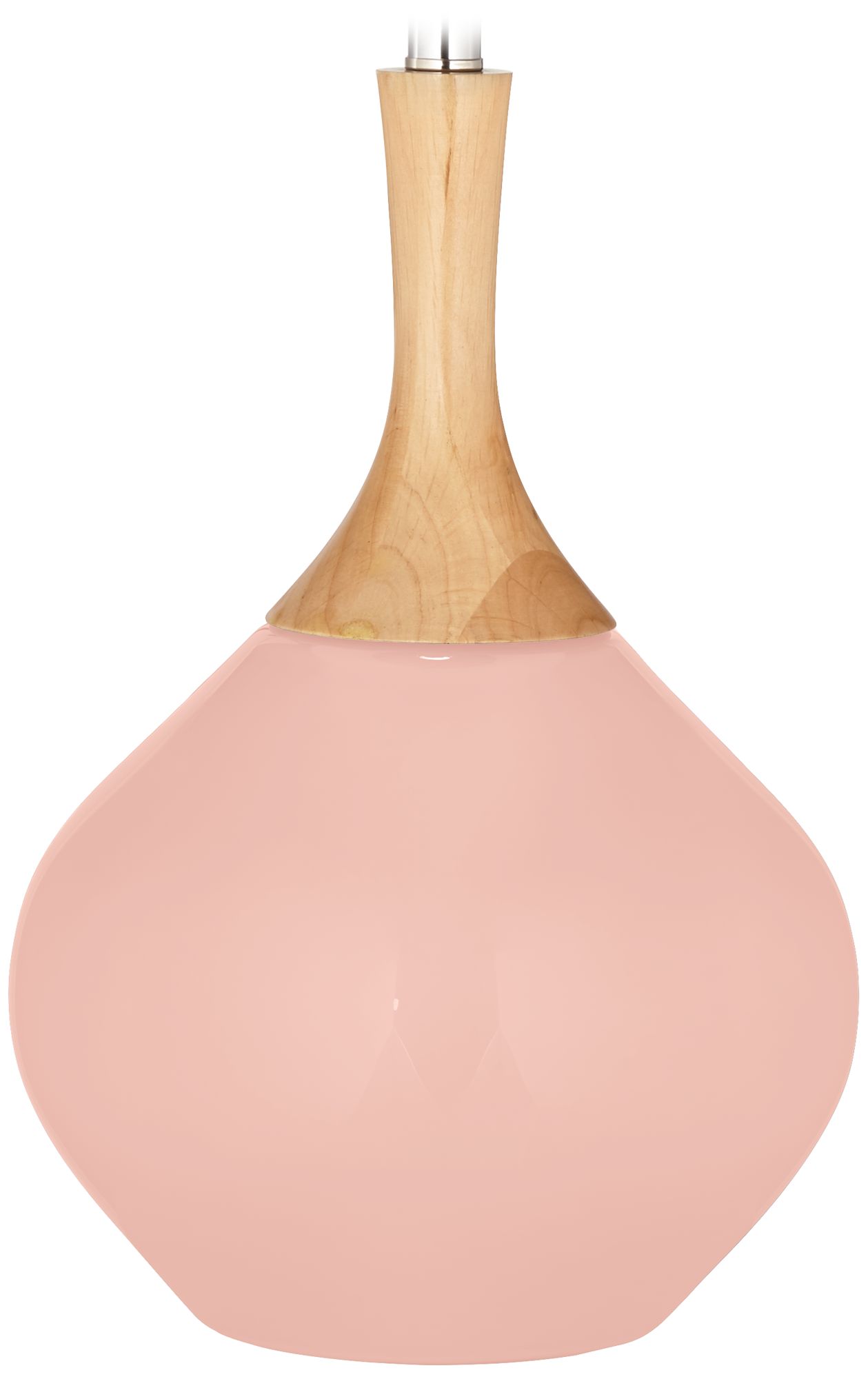 Color Plus Wexler 31" White Shade Rose Pink Table Lamp