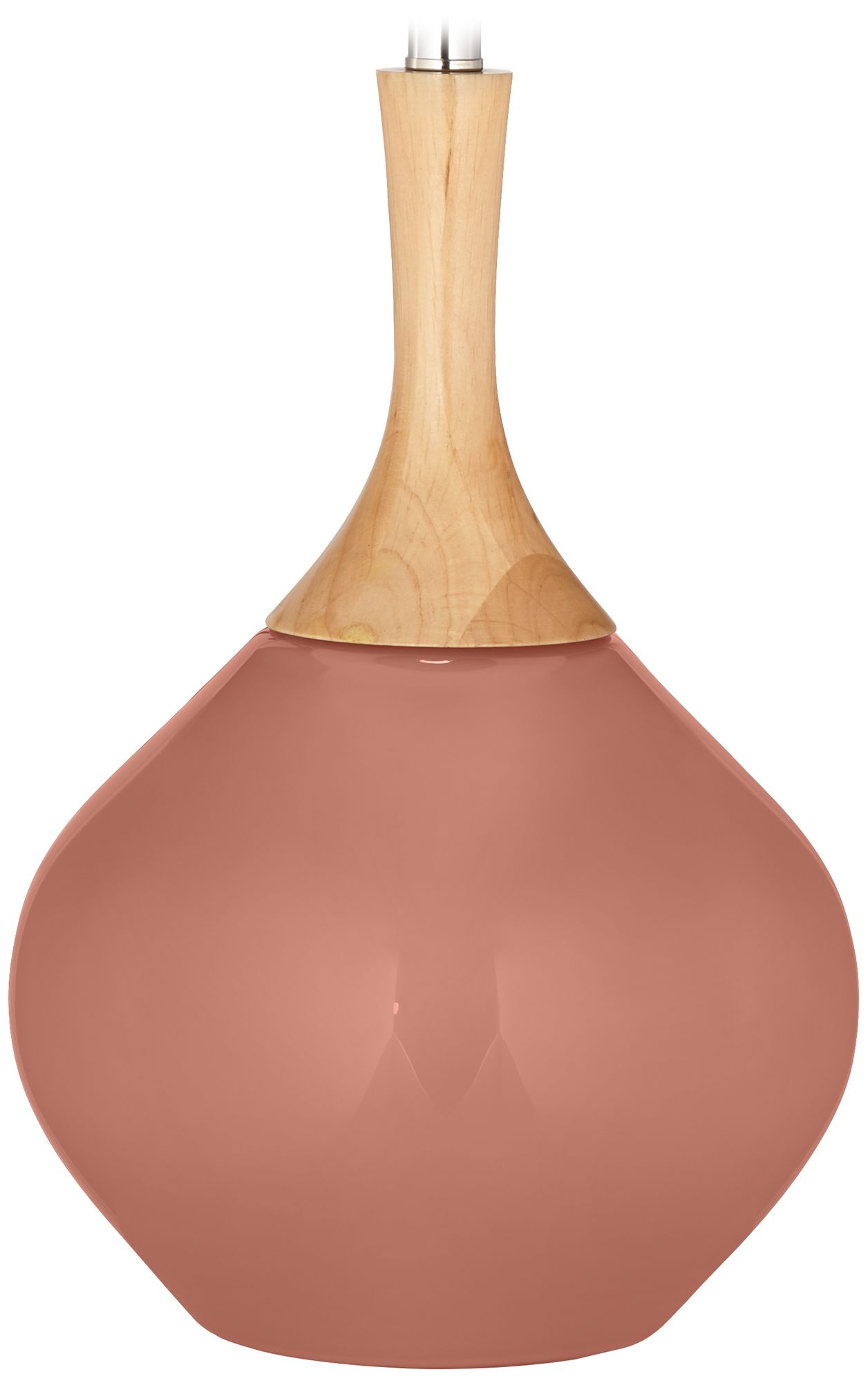 Color Plus Wexler 31" Fog Linen Shade with Rojo Dust Table Lamp