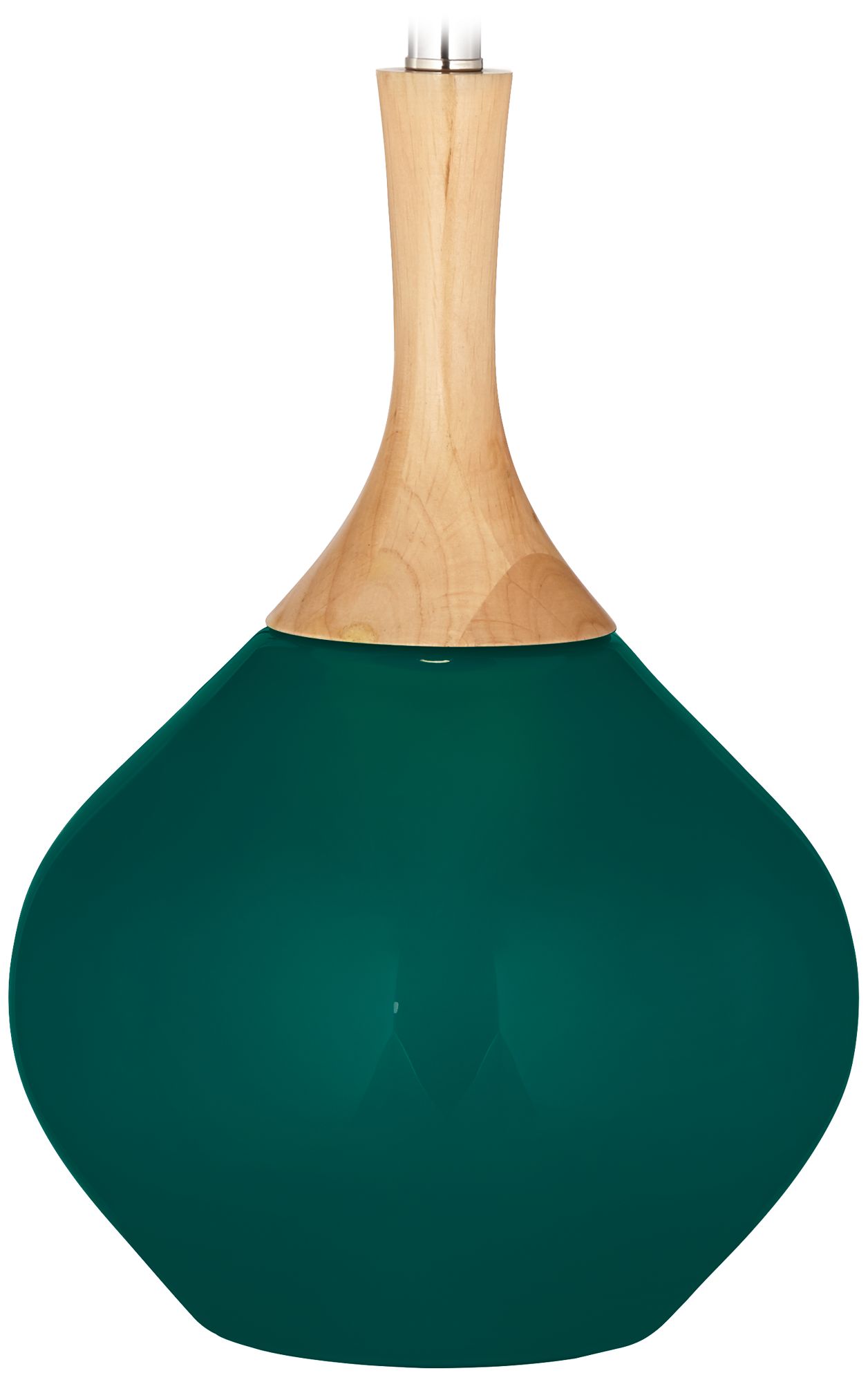 Color Plus Wexler 31" High Linen Shade Peacock Blue Table Lamp