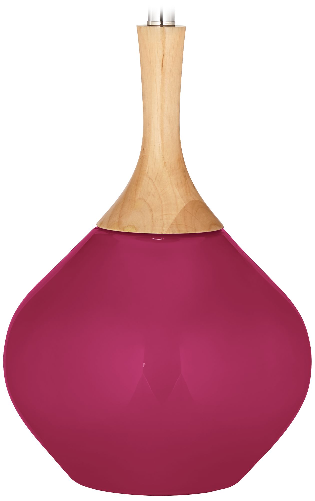 Color Plus Wexler 31" White Shade Vivacious Pink Table Lamp