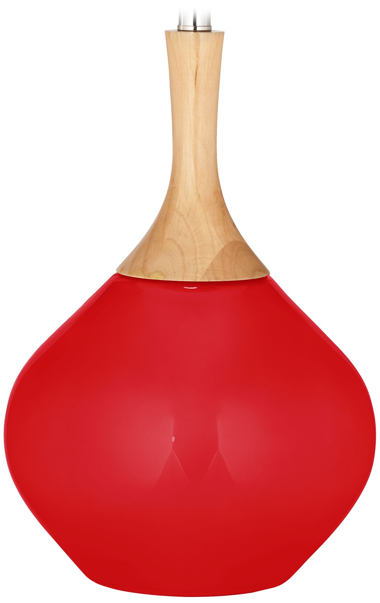 Color Plus Wexler 31" White Shade Bright Red Table Lamp