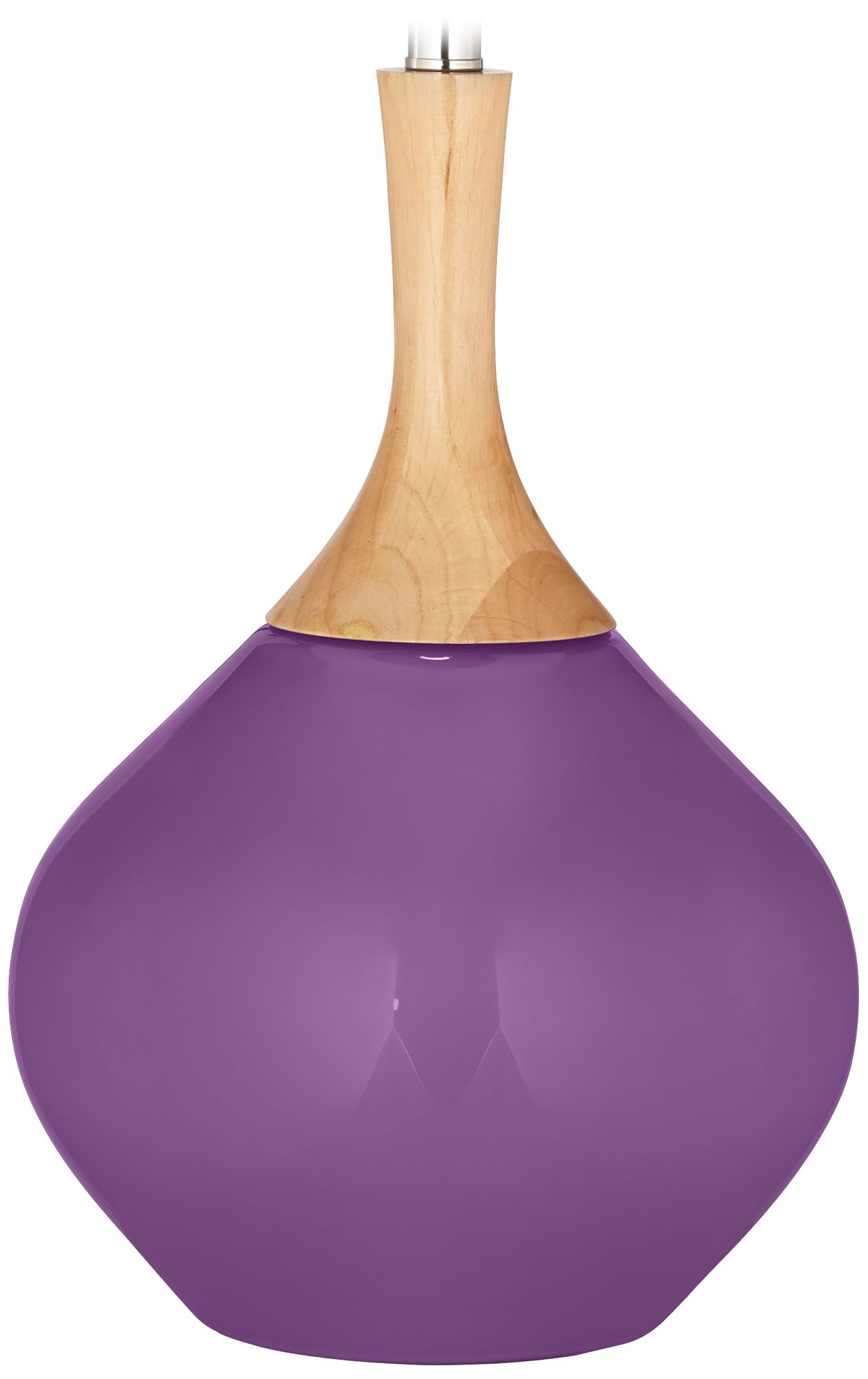 Color Plus Wexler 31" White Shade Passionate Purple Table Lamp