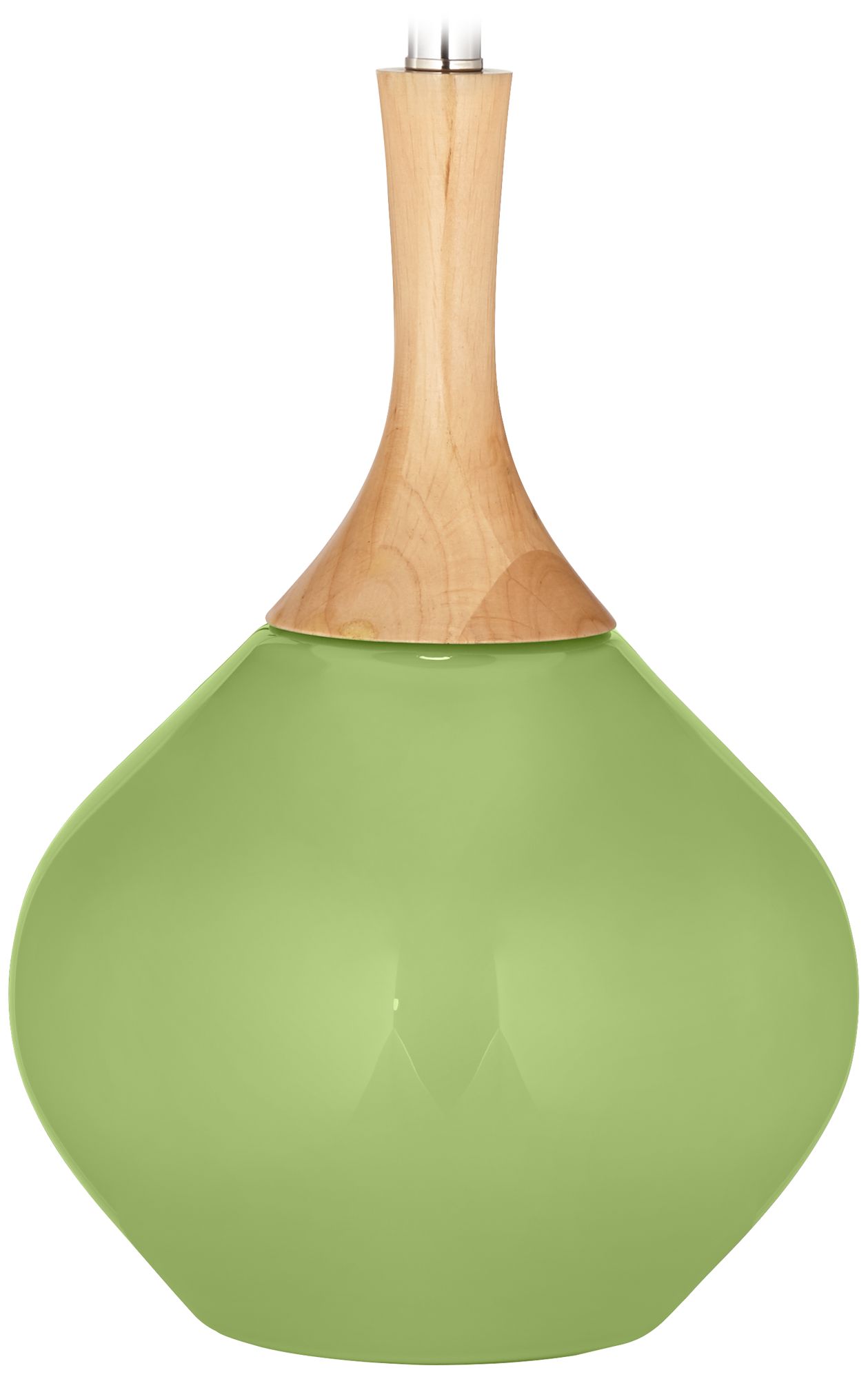 Color Plus Wexler 31" White Shade Lime Rickey Green Table Lamp