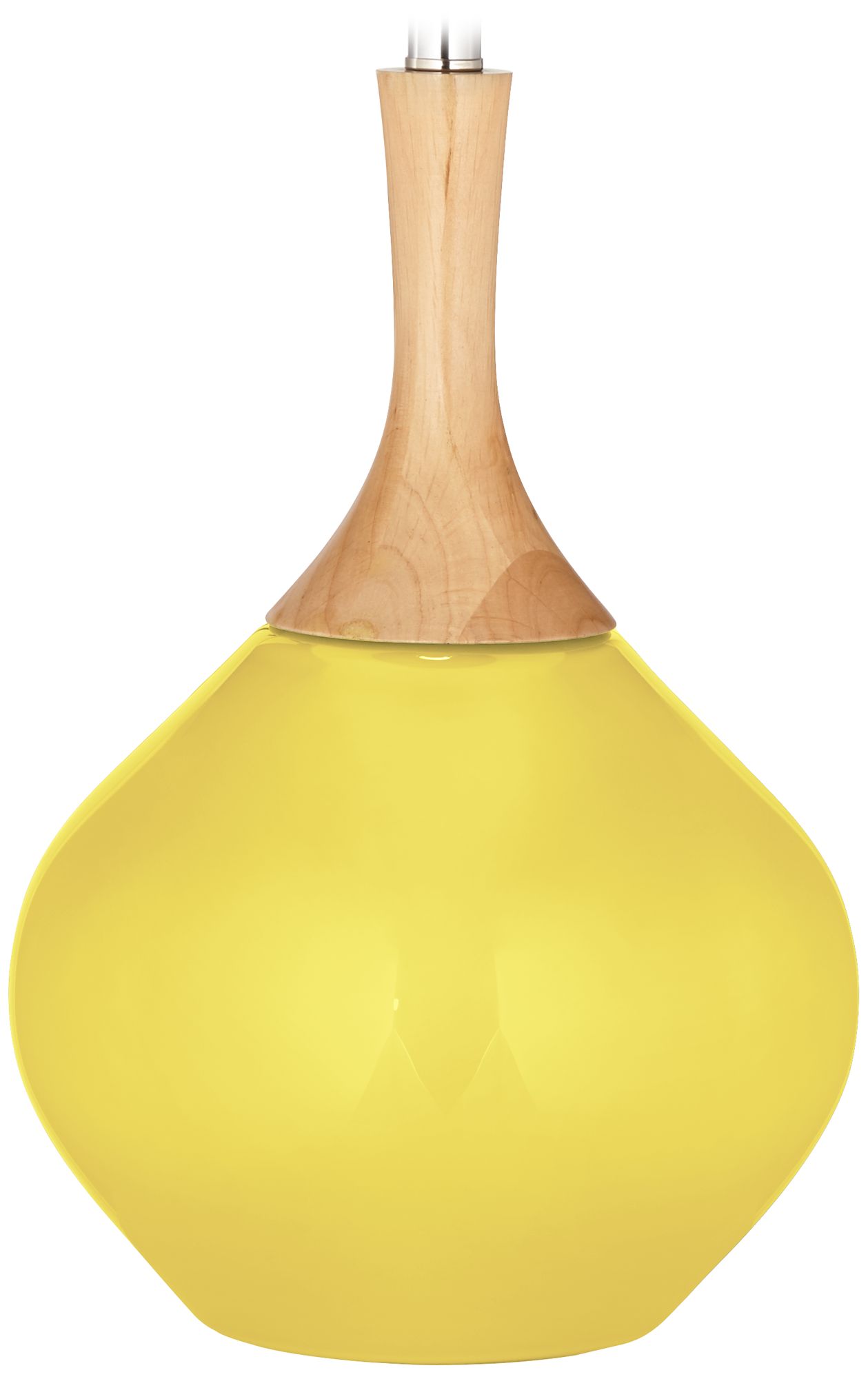 Color Plus Wexler 31" White Shade Lemon Twist Yellow Table Lamp