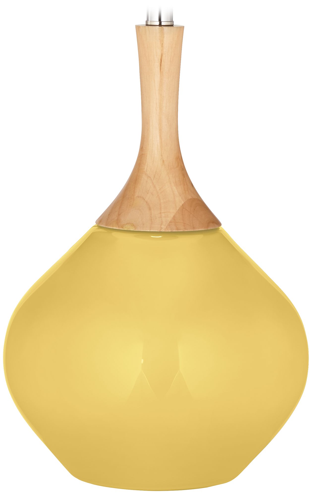 Color Plus Wexler 31" White Shade Daffodil Yellow Table Lamp