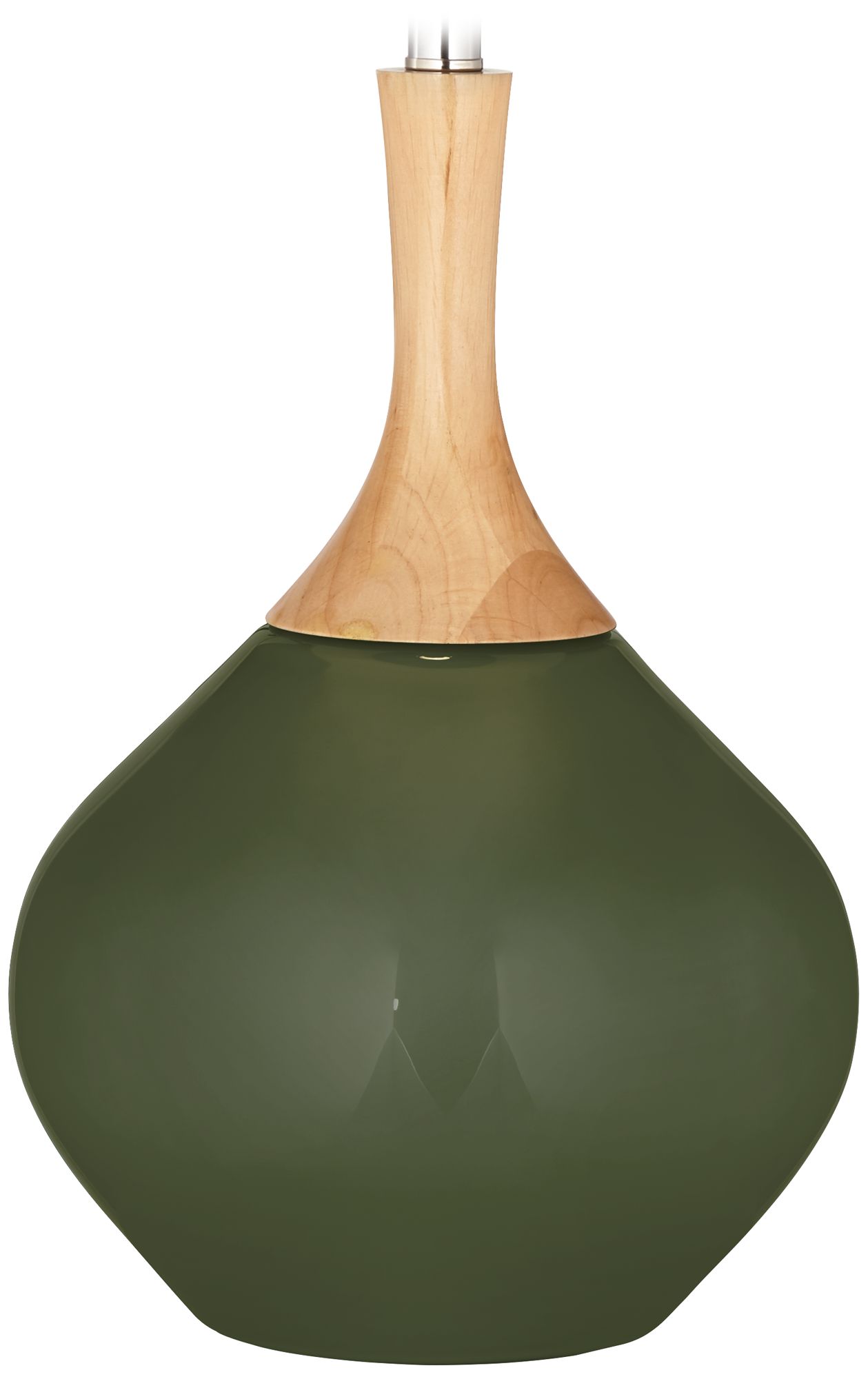 Color Plus Wexler 31" Secret Garden Green Modern Table Lamp