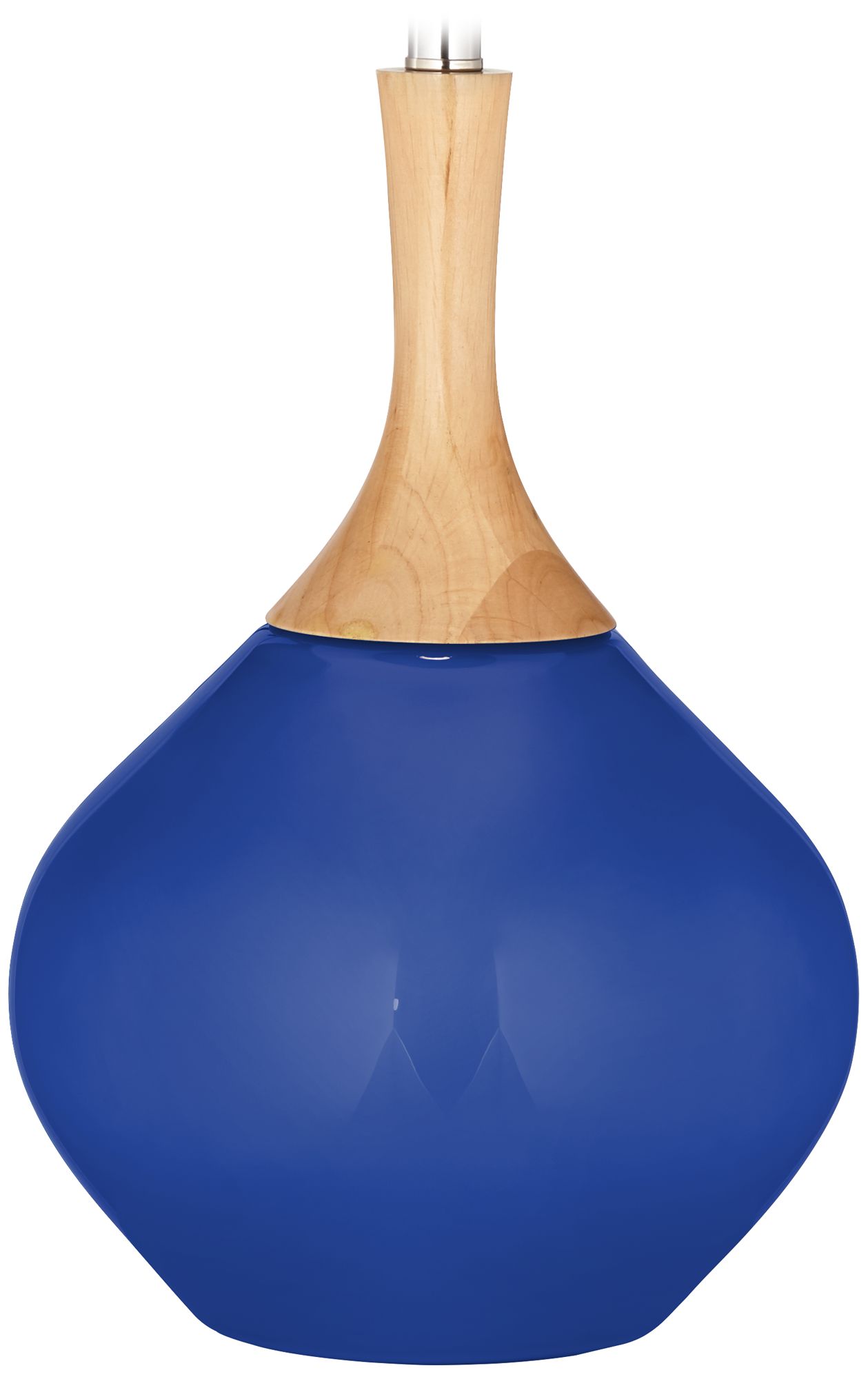 Color Plus Wexler 31" White Shade Dazzling Blue Table Lamp