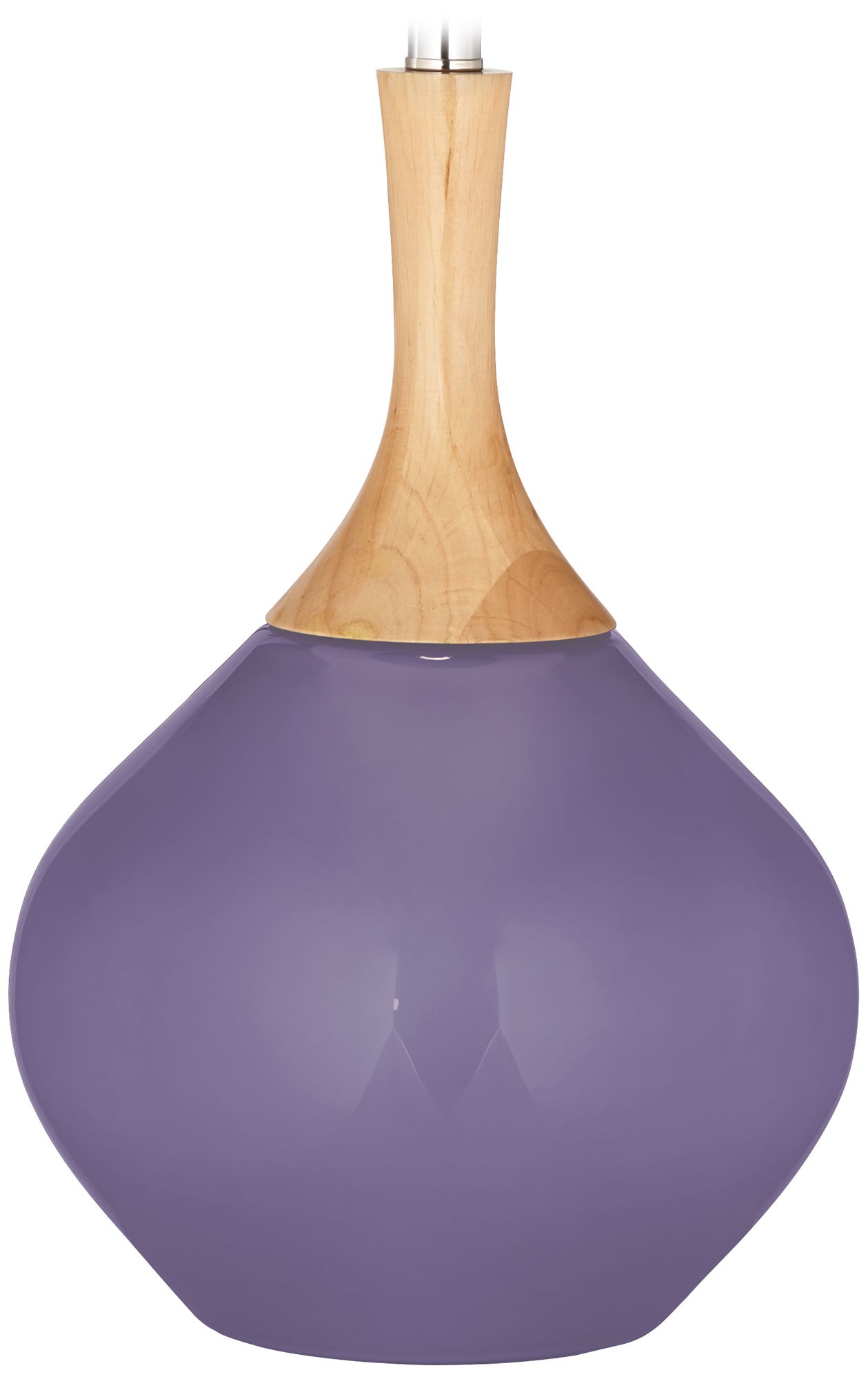 Color Plus Wexler 31" White Shade Purple Haze Modern Table Lamp