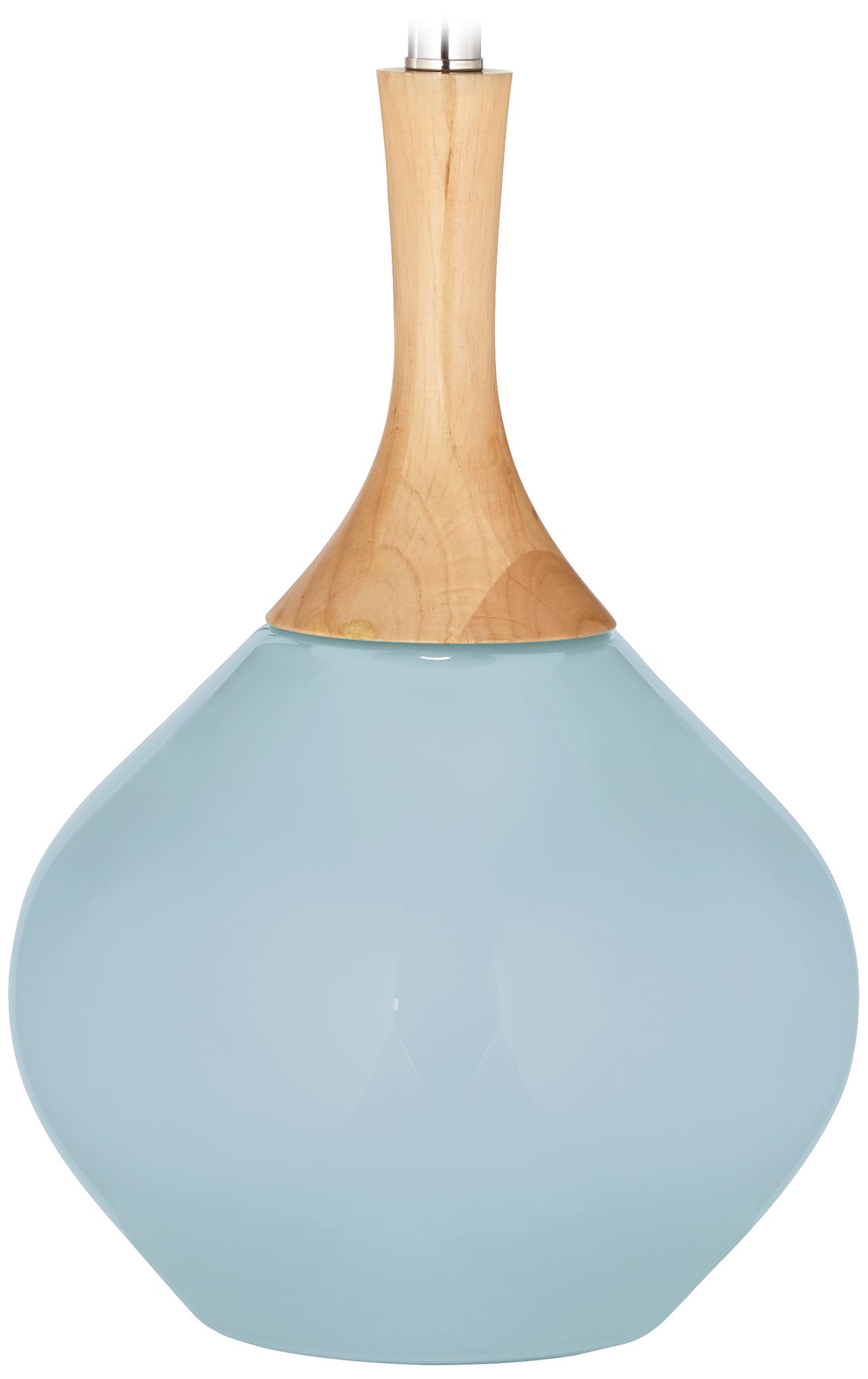 Color Plus Wexler 31" White Shade Vast Sky Blue Table Lamp