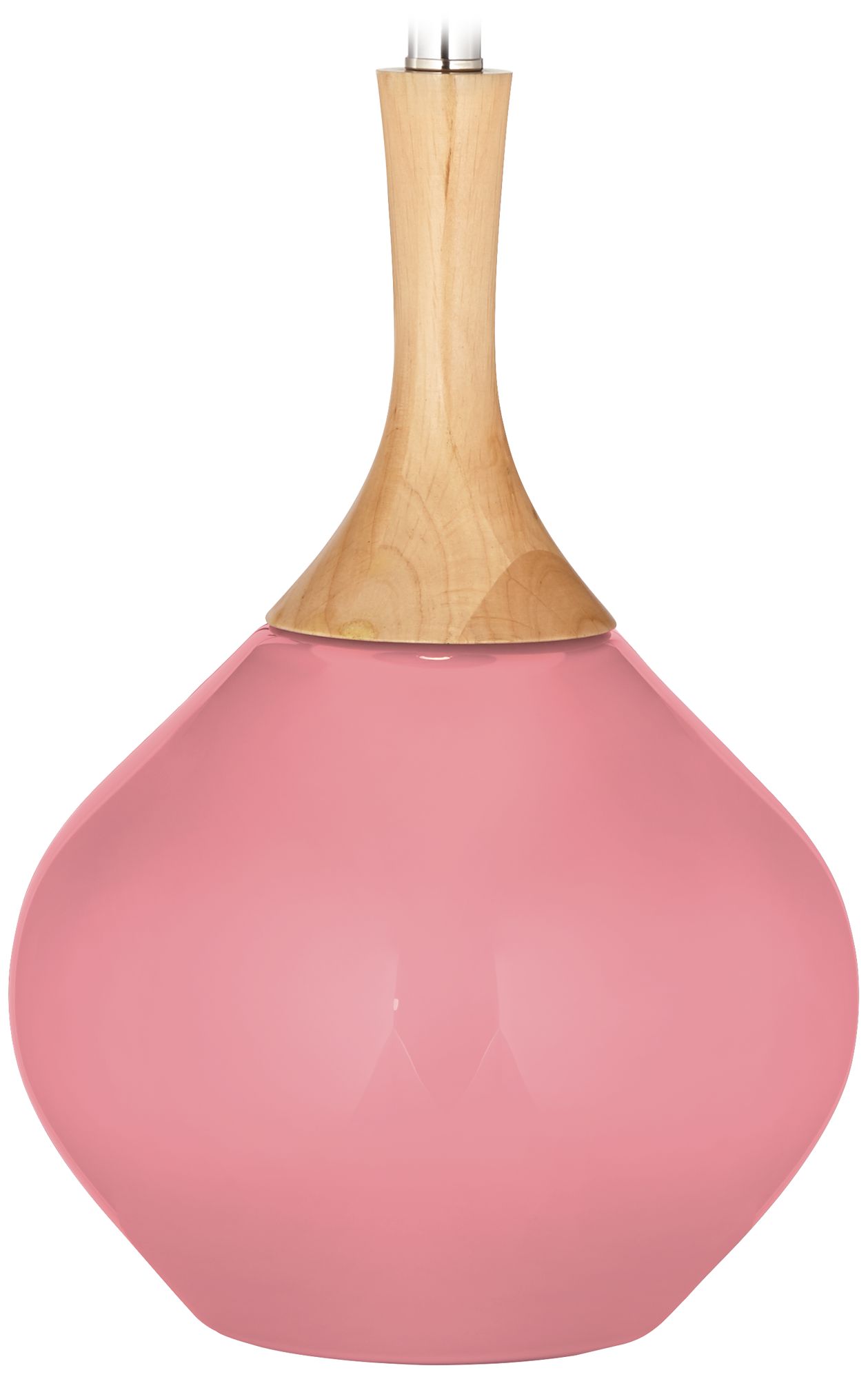 Color Plus Wexler 31" White Shade Haute Pink Table Lamp