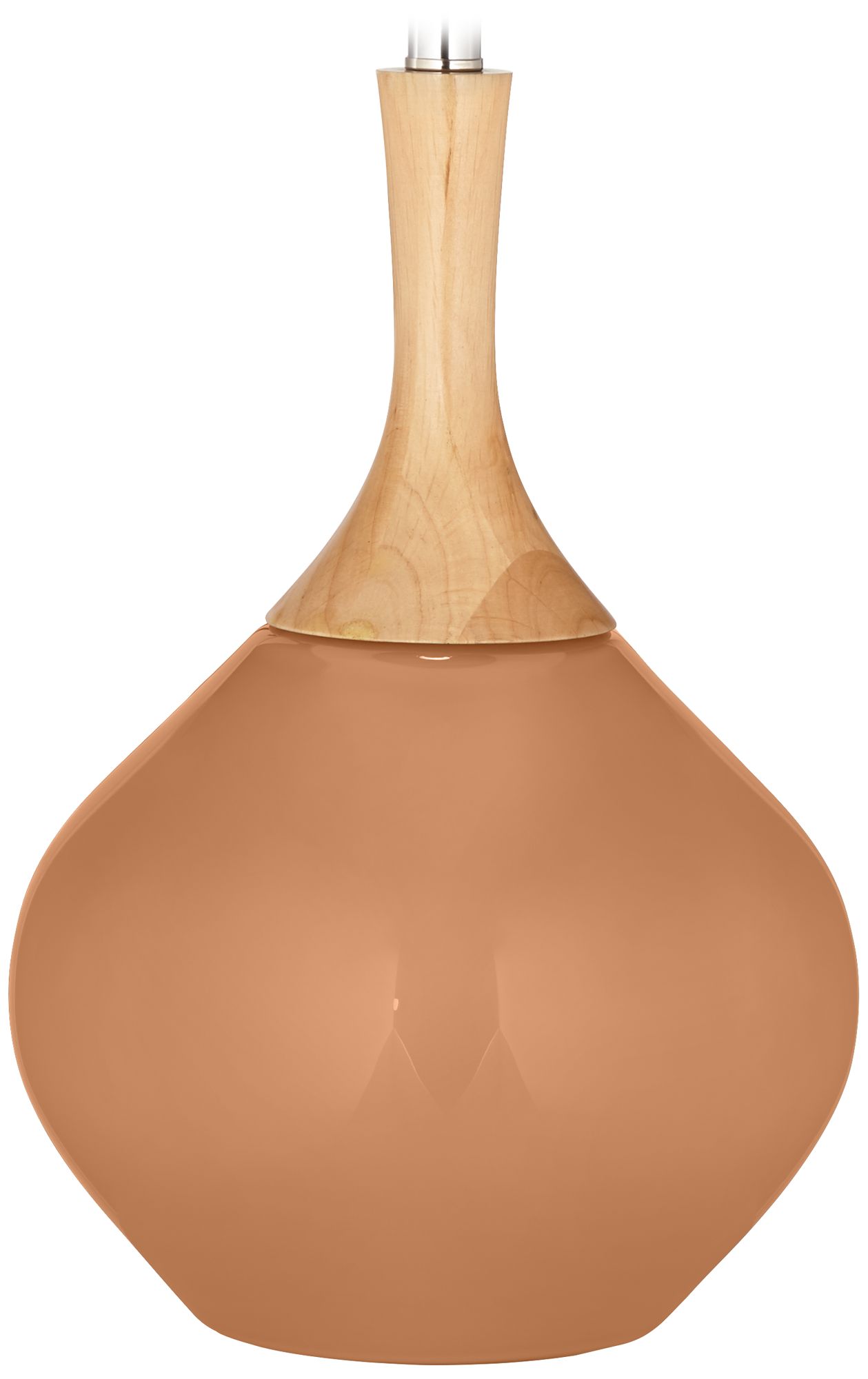 Color Plus Wexler 31" High Burnt Almond Brown Table Lamp