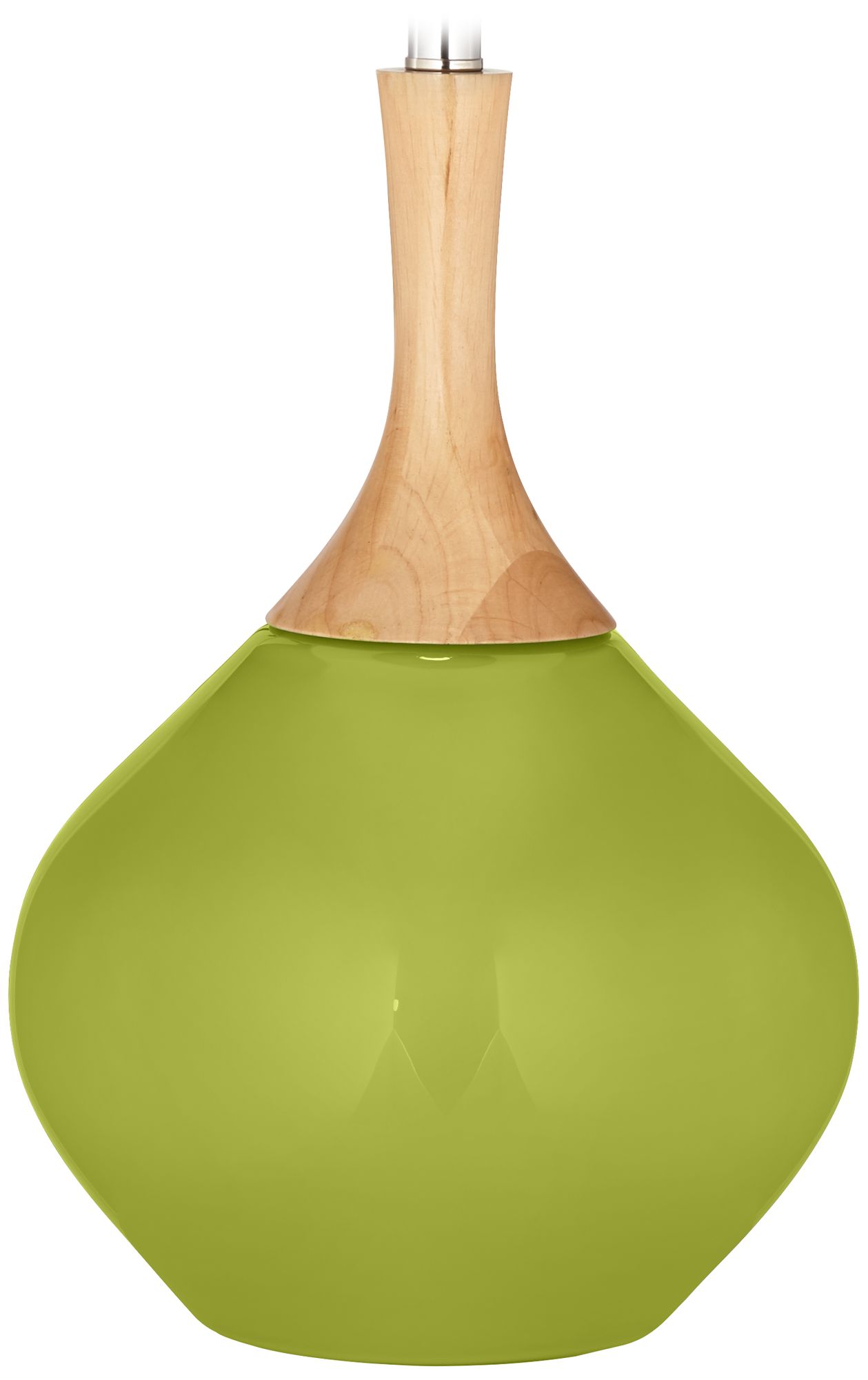 Color Plus Wexler 31" White Shade Parakeet Green Modern Table Lamp