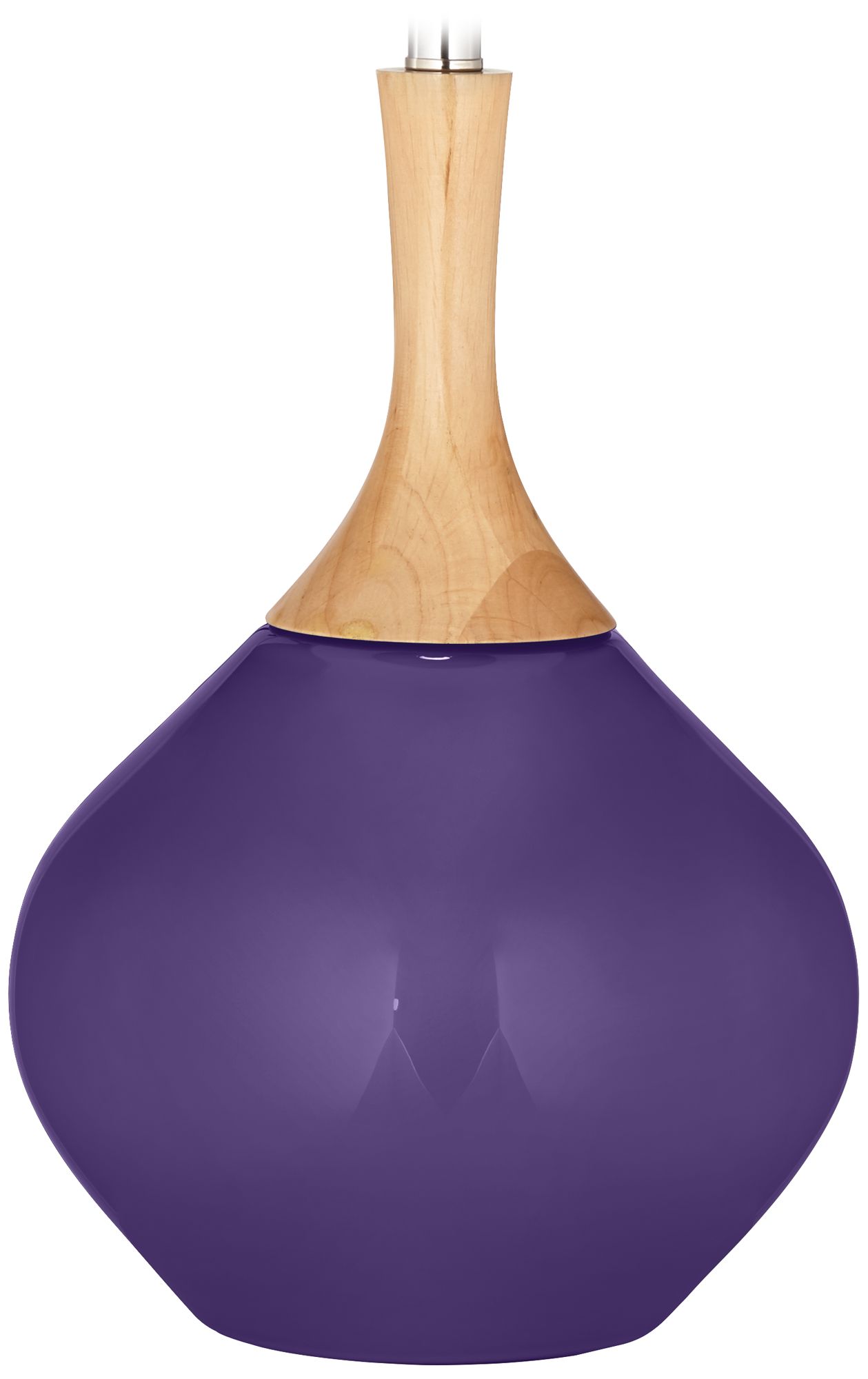 Color Plus Wexler 31" White Shade Izmir Purple Table Lamp