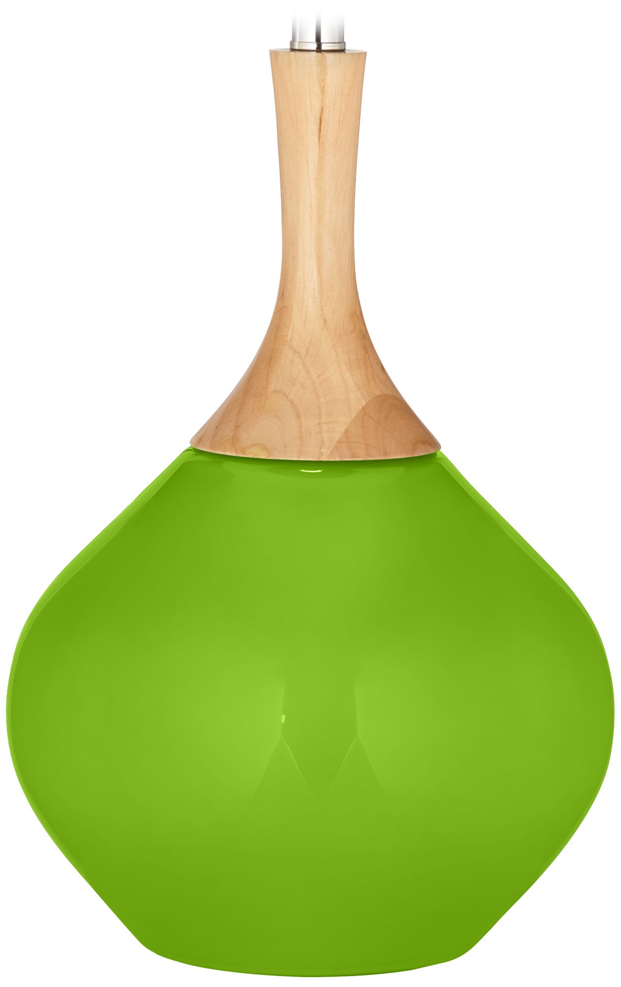 Color Plus Wexler 31" White Shade Neon Green Modern Table Lamp