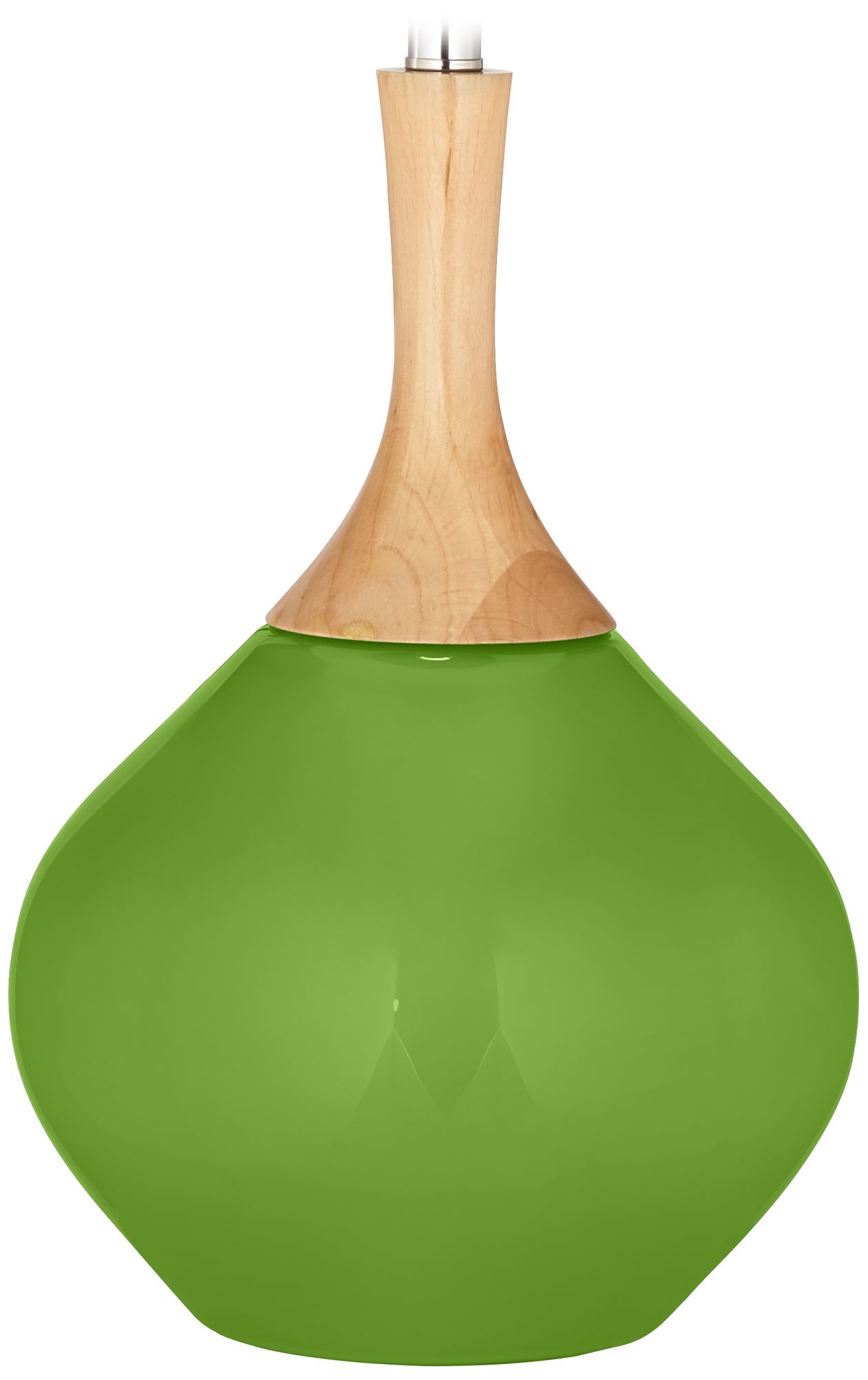 Color Plus Wexler 31" Modern Glass Rosemary Green Table Lamp