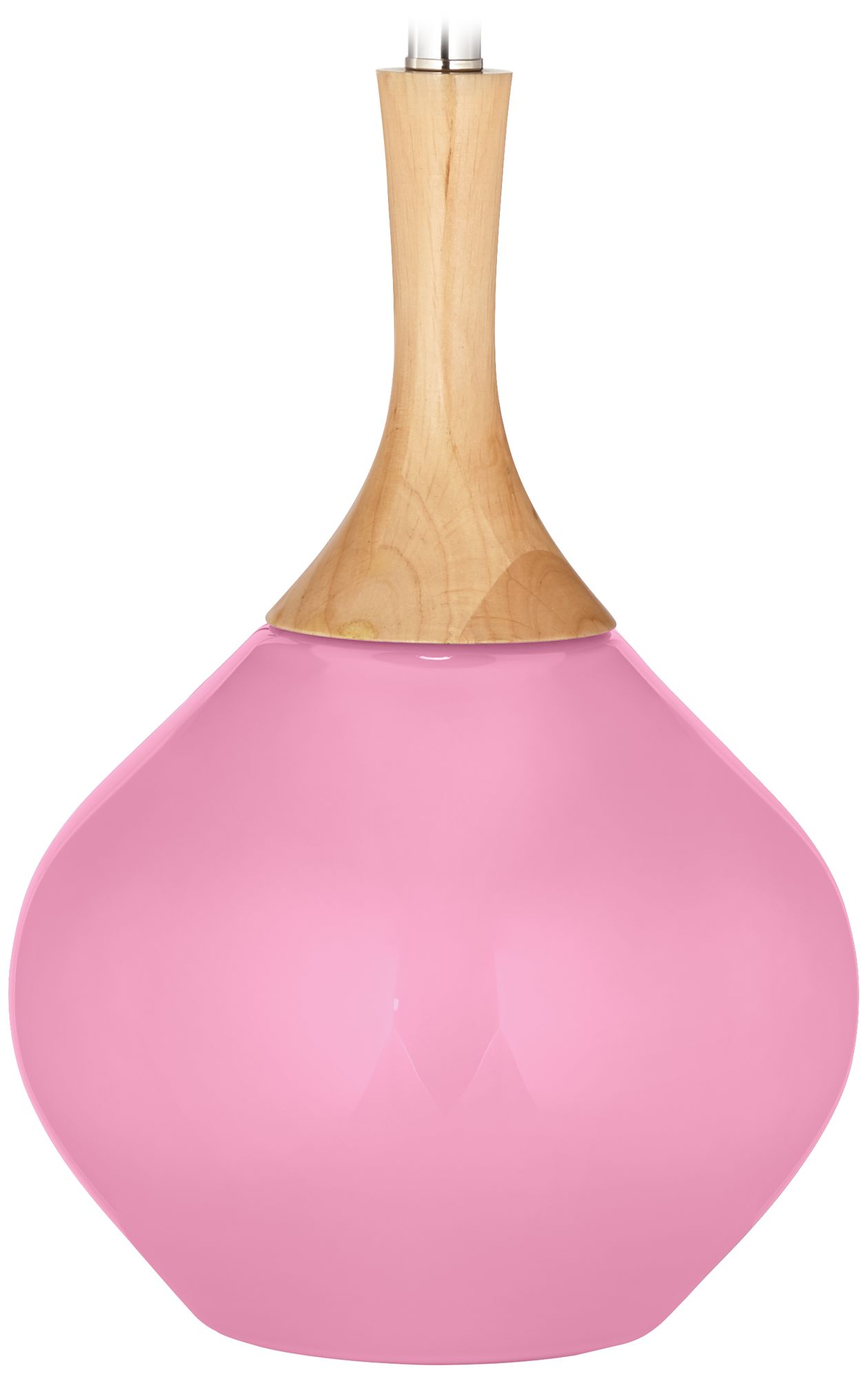 Color Plus Wexler 31" White Shade Candy Pink Table Lamp