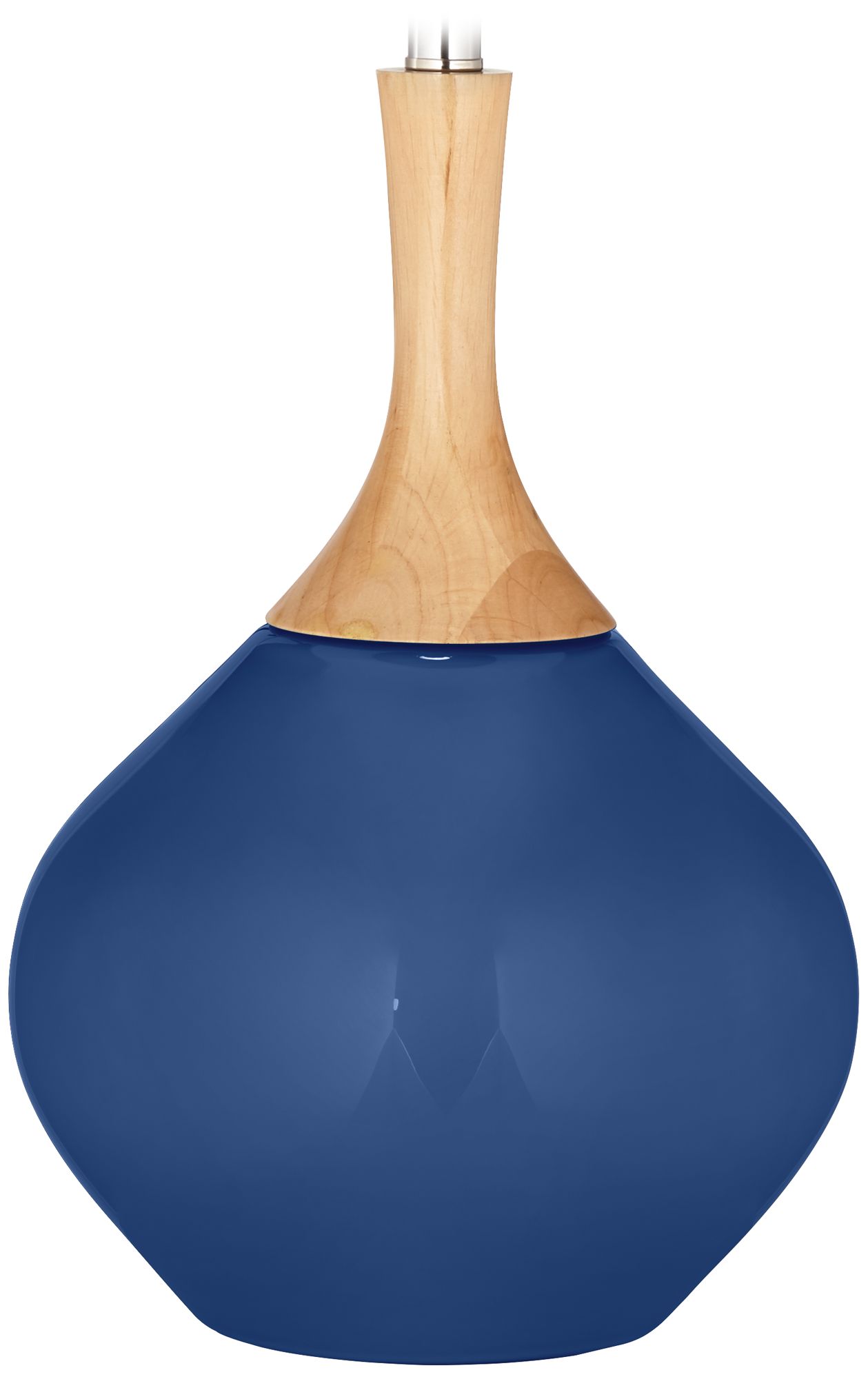 Color Plus Wexler 31" White Shade Monaco Blue Table Lamp