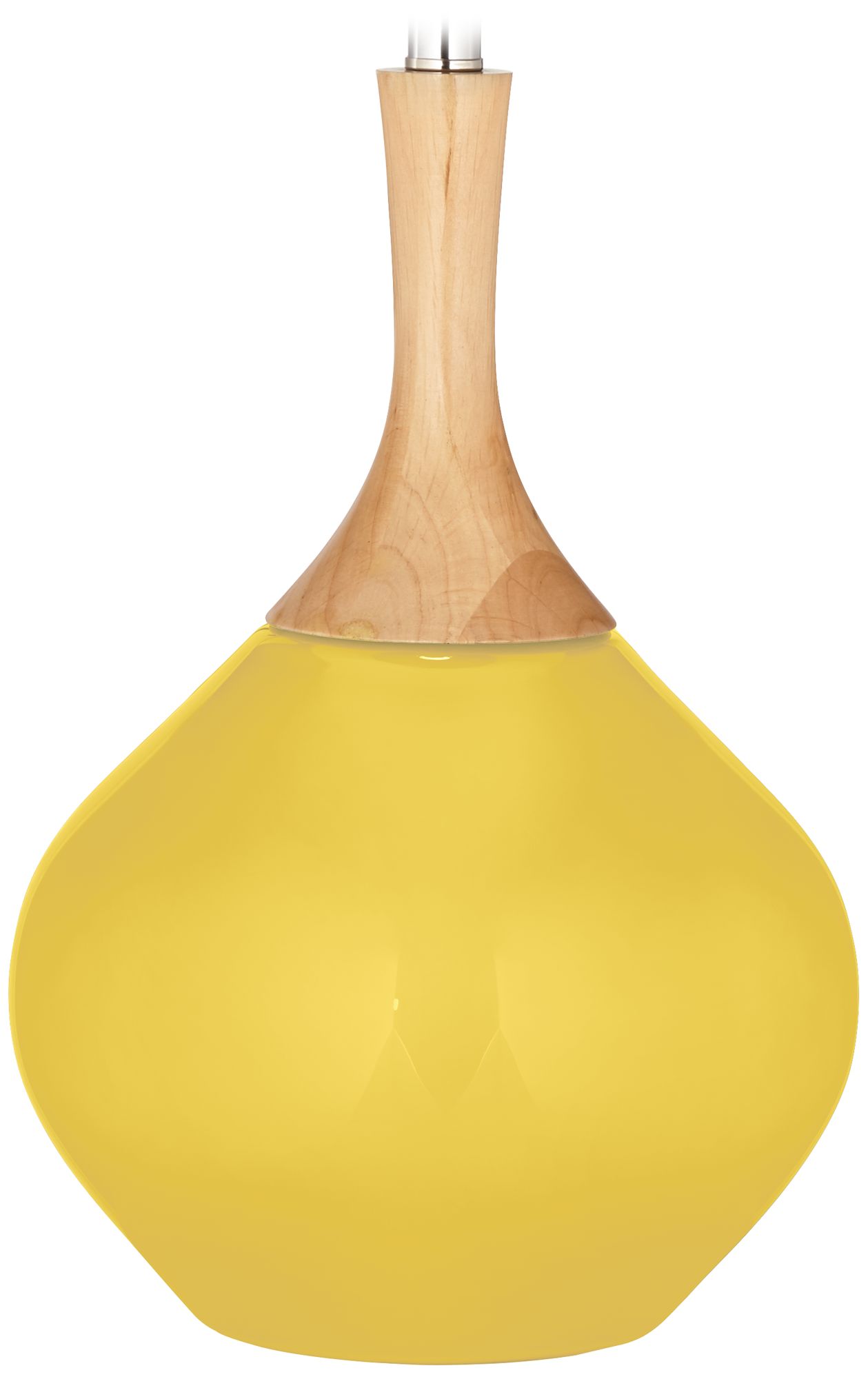 Color Plus Wexler 31" White Shade Modern Lemon Zest Yellow Table Lamp