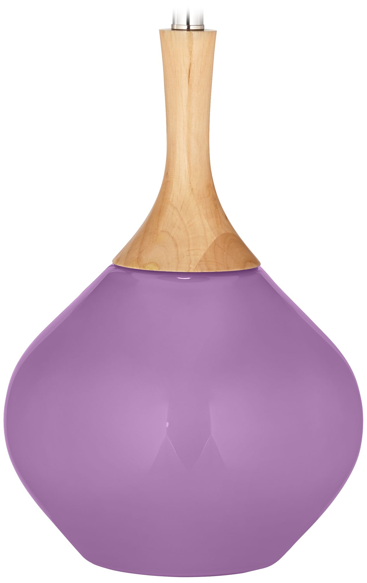 Color Plus Wexler 31" White Shade African Violet Purple Table Lamp