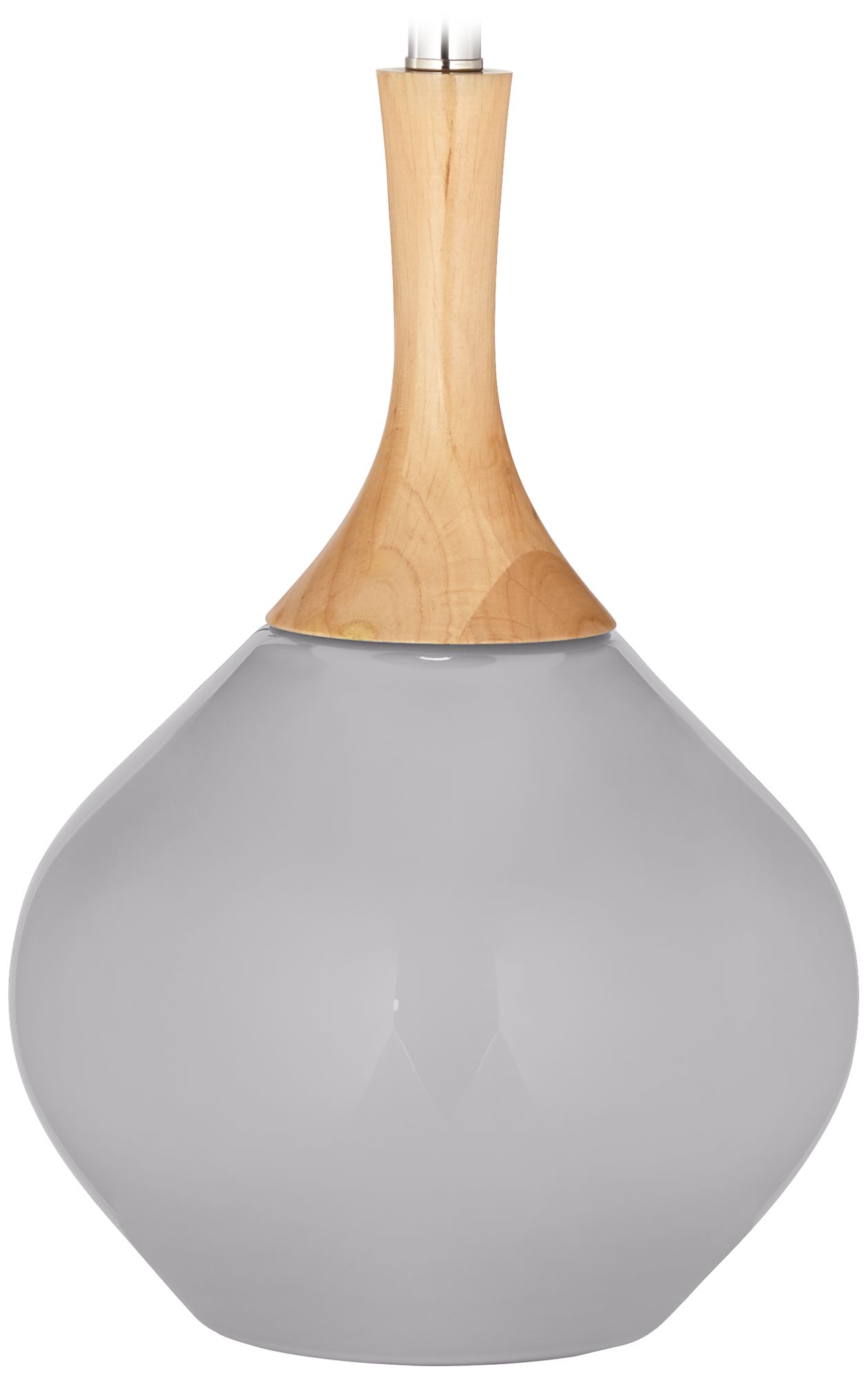 Color Plus Wexler 31" White Shade Swanky Gray Table Lamp