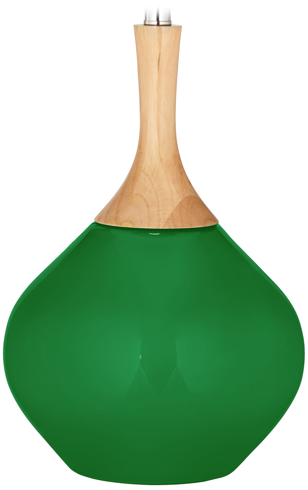 Color Plus Wexler 31" White Shade with Envy Green Table Lamp