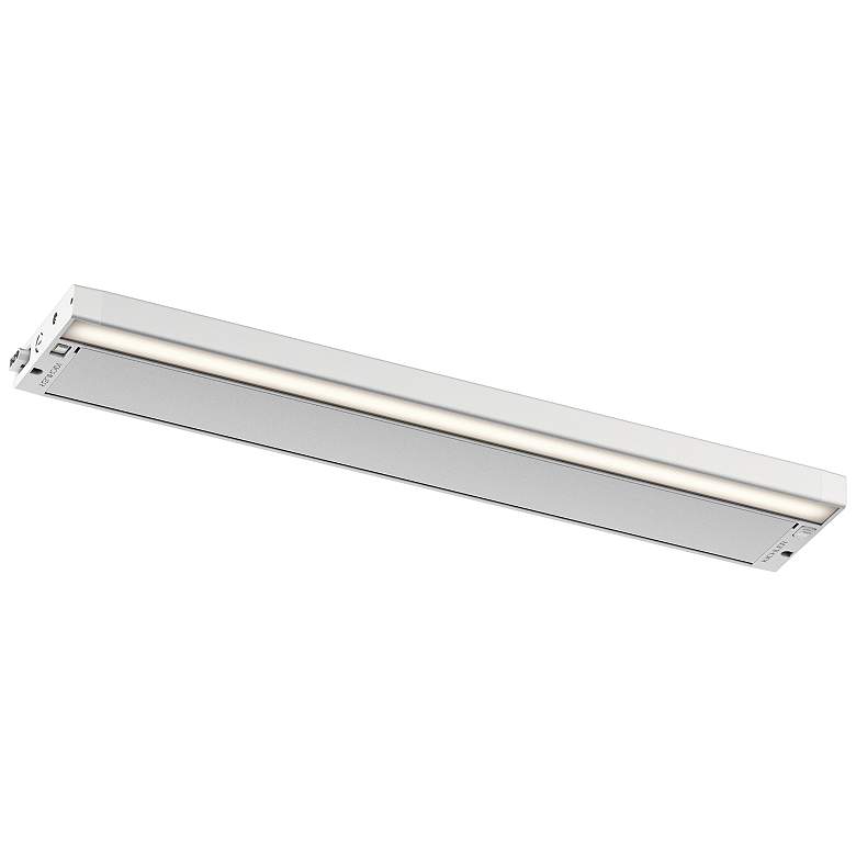 Image 1 6U Series 22" Wide Textured White LED Under Cabinet Light