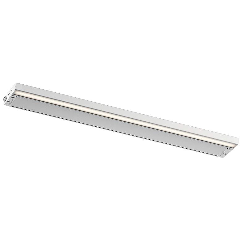 Image 2 6U Series 30" Wide Textured White LED Under Cabinet Light