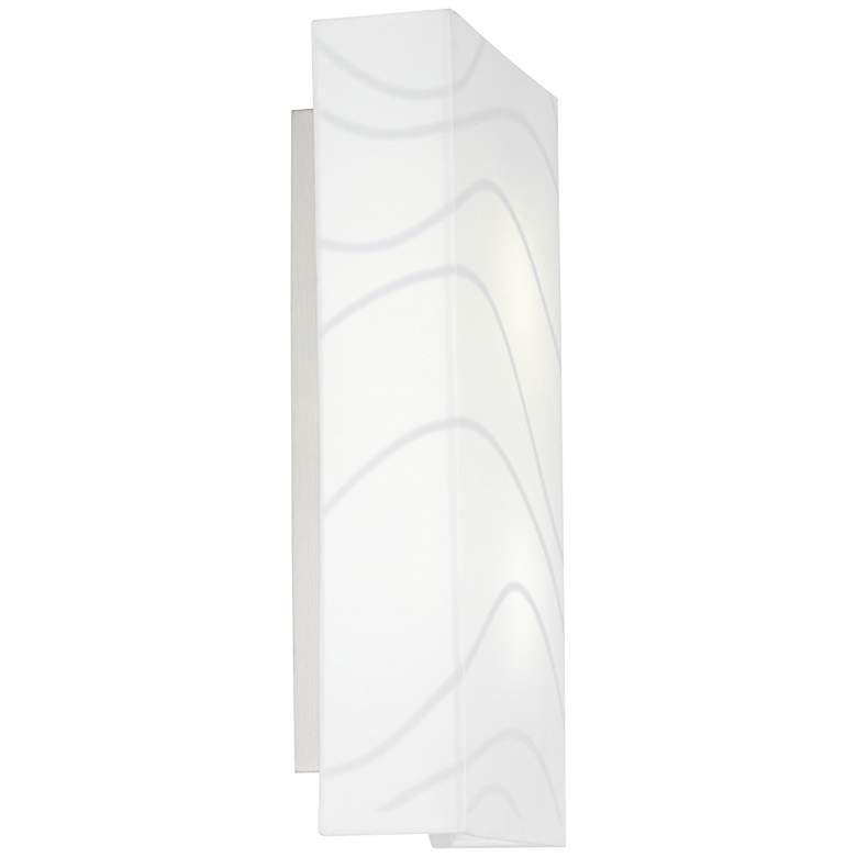 Image 1 6W174 - Wall Sconce with Silkscreen Acrylic Shade