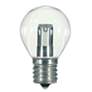 1_7.5W Equivalent Satco Clear 1W LED Non-Dimmable Intermediate