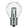 7.5W Equivalent Satco Clear 1W LED Non-Dimmable Intermediate