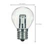 5_7.5W Equivalent Satco Clear 1W LED Non-Dimmable Intermediate more views