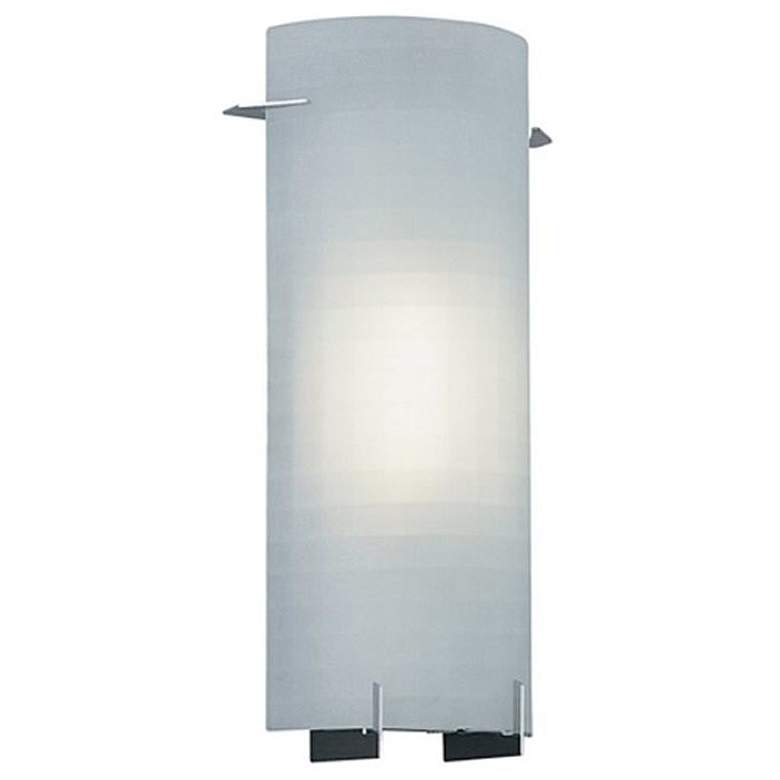 Image 1 7.75-in W 1-Light Chrome Pocket Wall Sconce