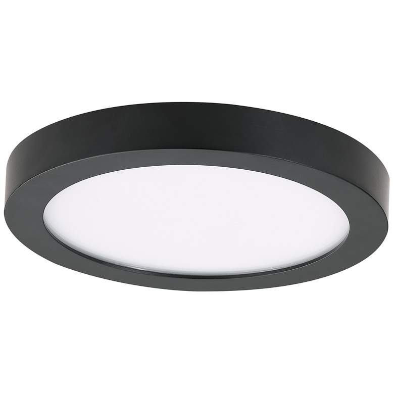 Image 1 7 1/2 inch Wide Black LED Ceiling Light by Minka Lighting Inc.
