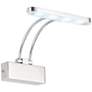7 1/2" Wide Chrome Direct Wire LED Picture Light