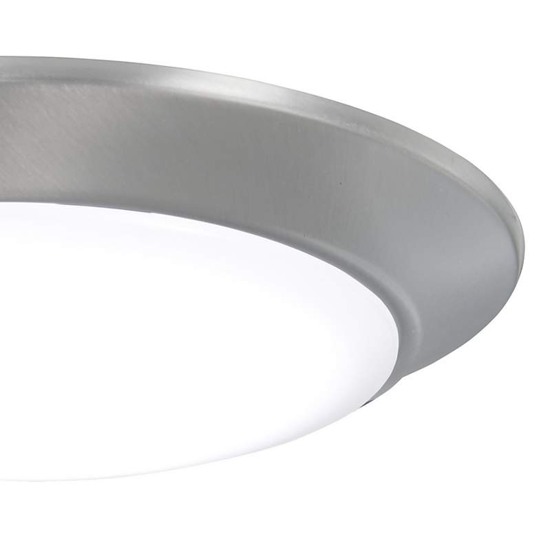 Image 2 7 1/2"W Nickel 13W LED Ceiling Light by Minka Lighting Inc. more views