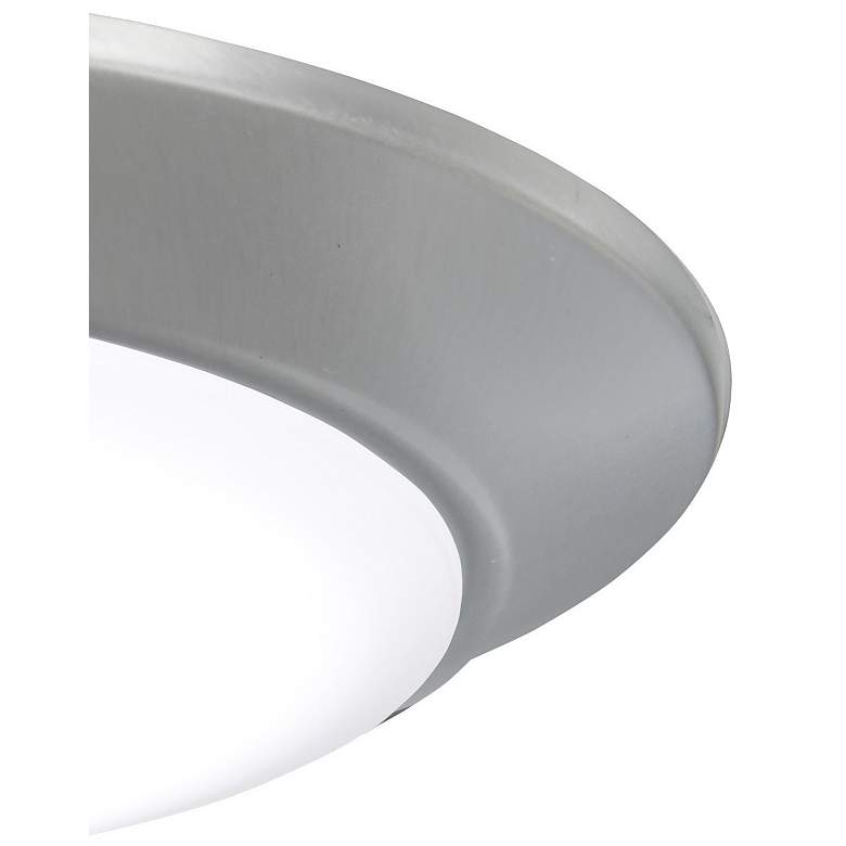 Image 3 7 1/2"W Nickel 13W LED Ceiling Light by Minka Lighting Inc. more views