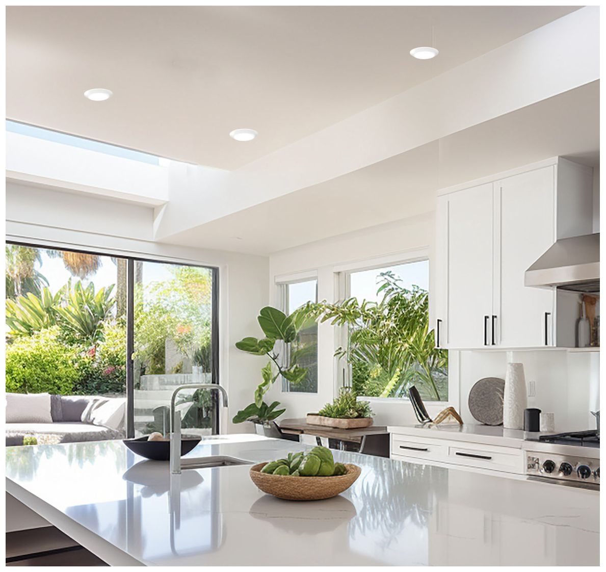 Image 2 7 1/2"W White 13W LED Ceiling Light by Minka Lighting Inc. more views