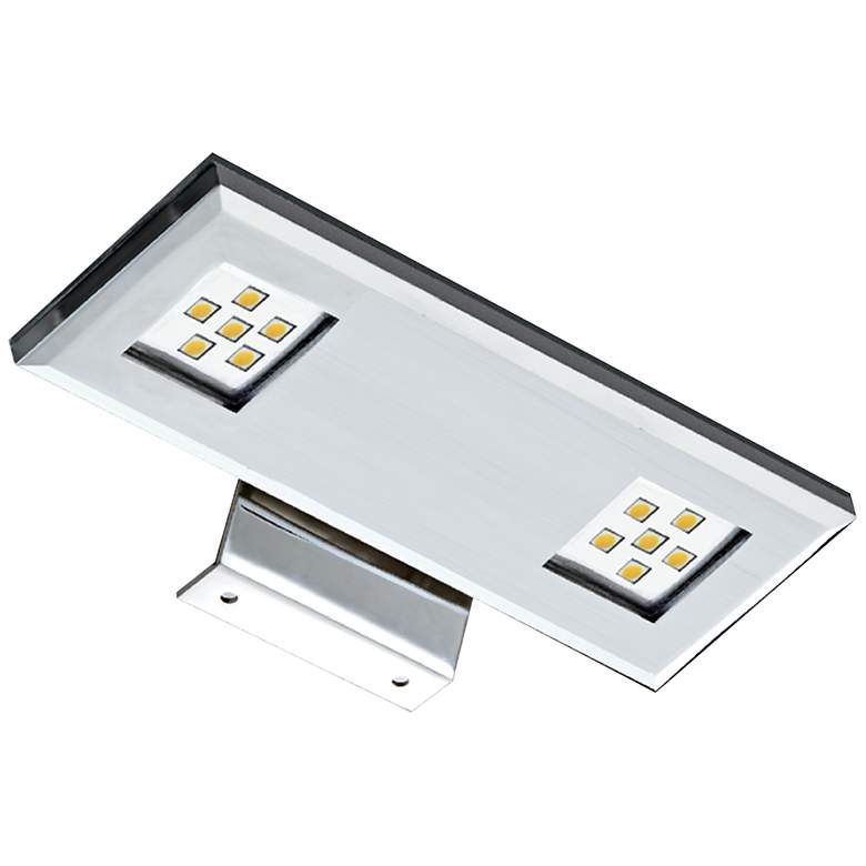 Image 1 7 1/4" Wide Dual Chrome LED Picture Light