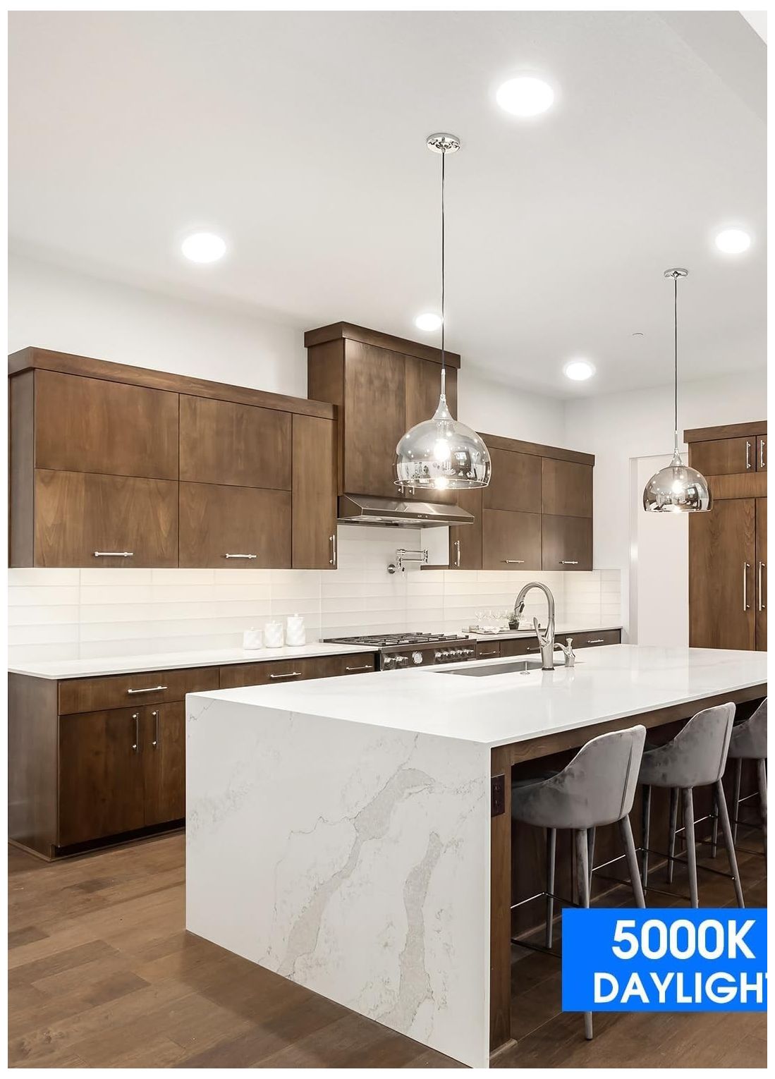 Image 4 7-in 15W White LED Flush Mount Light more views