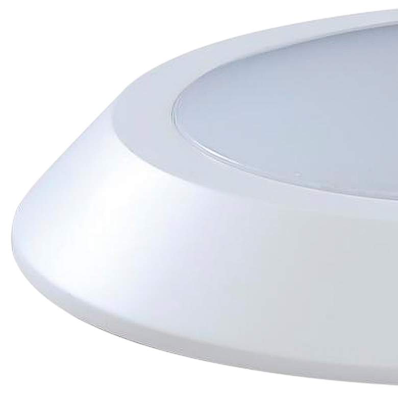 Image 2 7 in.; LED Disk Light; Fixture with Occupancy Sensor; White Finish; 4000K more views
